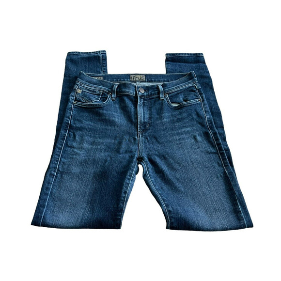 AGolde Jeans Womens Size 28 Sophie Ankle Skinny Blue Stretch - Picture 1 of 11